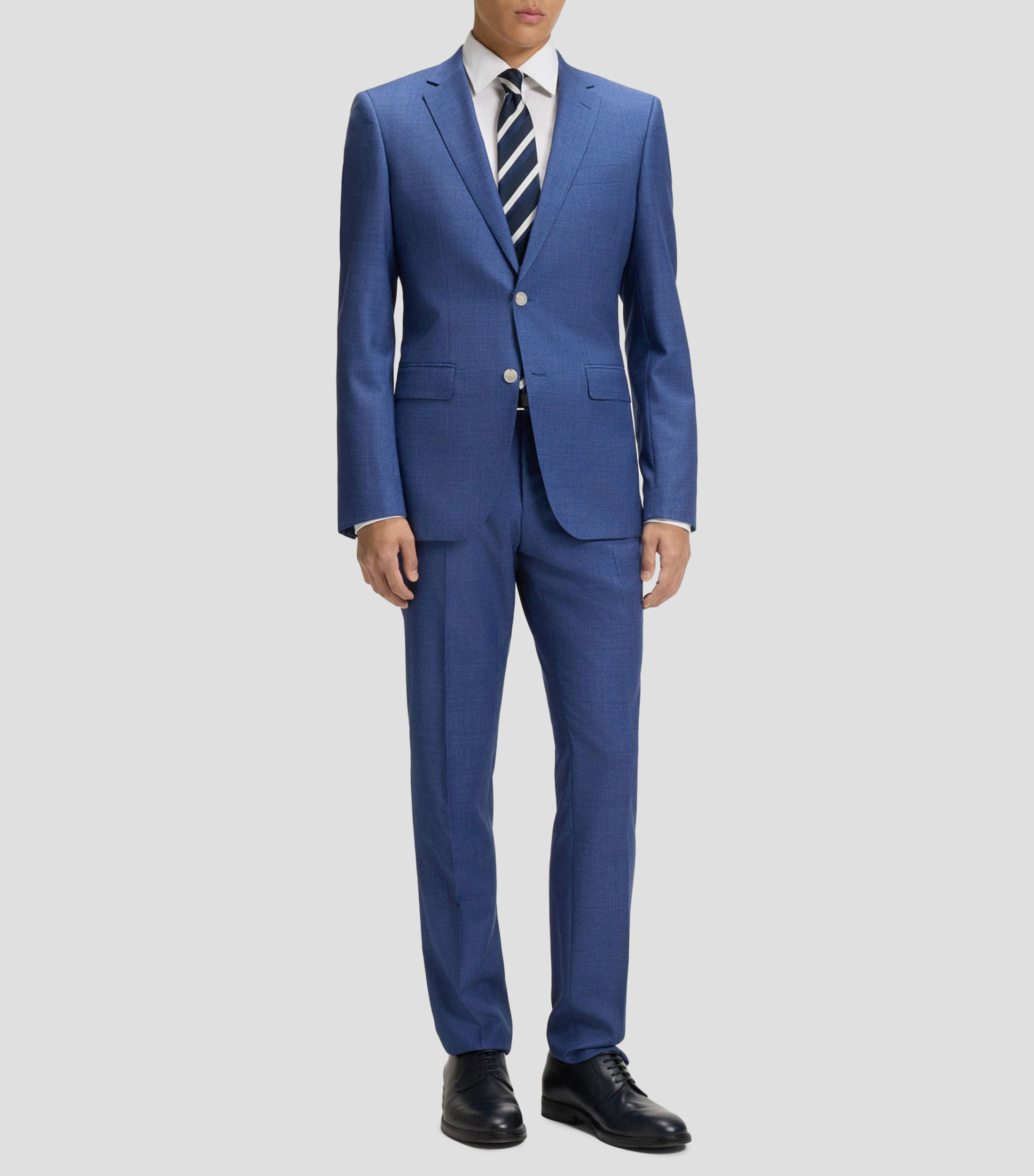 Traje 2 piezas de corte slim con diseno liso Hombre